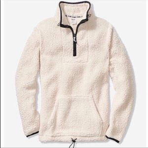 VS Pink Sherpa Half-Zip